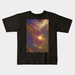 Cosmic Nebula Clouds Kids T-Shirt